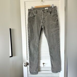 AllSaints Men’s “Rex” Corduroy Slim Fit Soft Stretch Jeans Pants 32/32